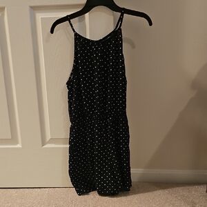 Old Navy Black and White Polka Dot Mini Dress